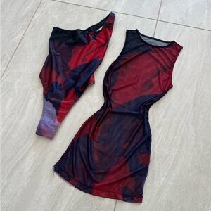 Meraeke One Piece Bikini & Cover up dress